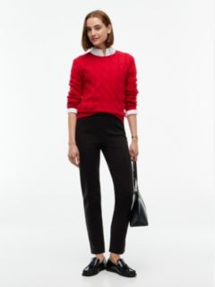 Slim Ponte Pull-On Pant — Black 2