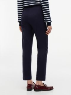 Slim Ponte Pull-On Pant — Navy Blue 4