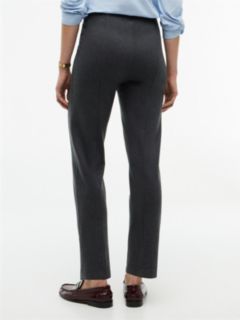 Slim Ponte Pull-On Pant — Dark Grey Heather 4