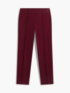 Slim Ponte Pull-On Pant — Burgundy 5
