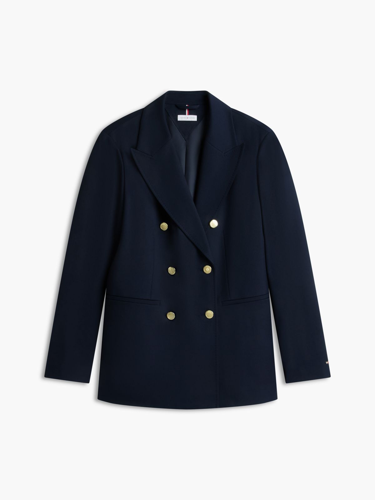 Double-Breasted Blazer — Navy Blue