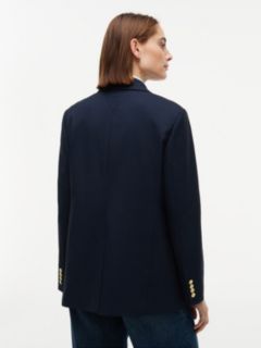 Double-Breasted Blazer — Navy Blue 4
