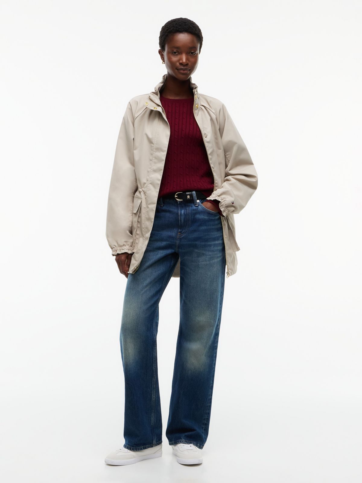 Water-Resistant Yacht Jacket — Stone
