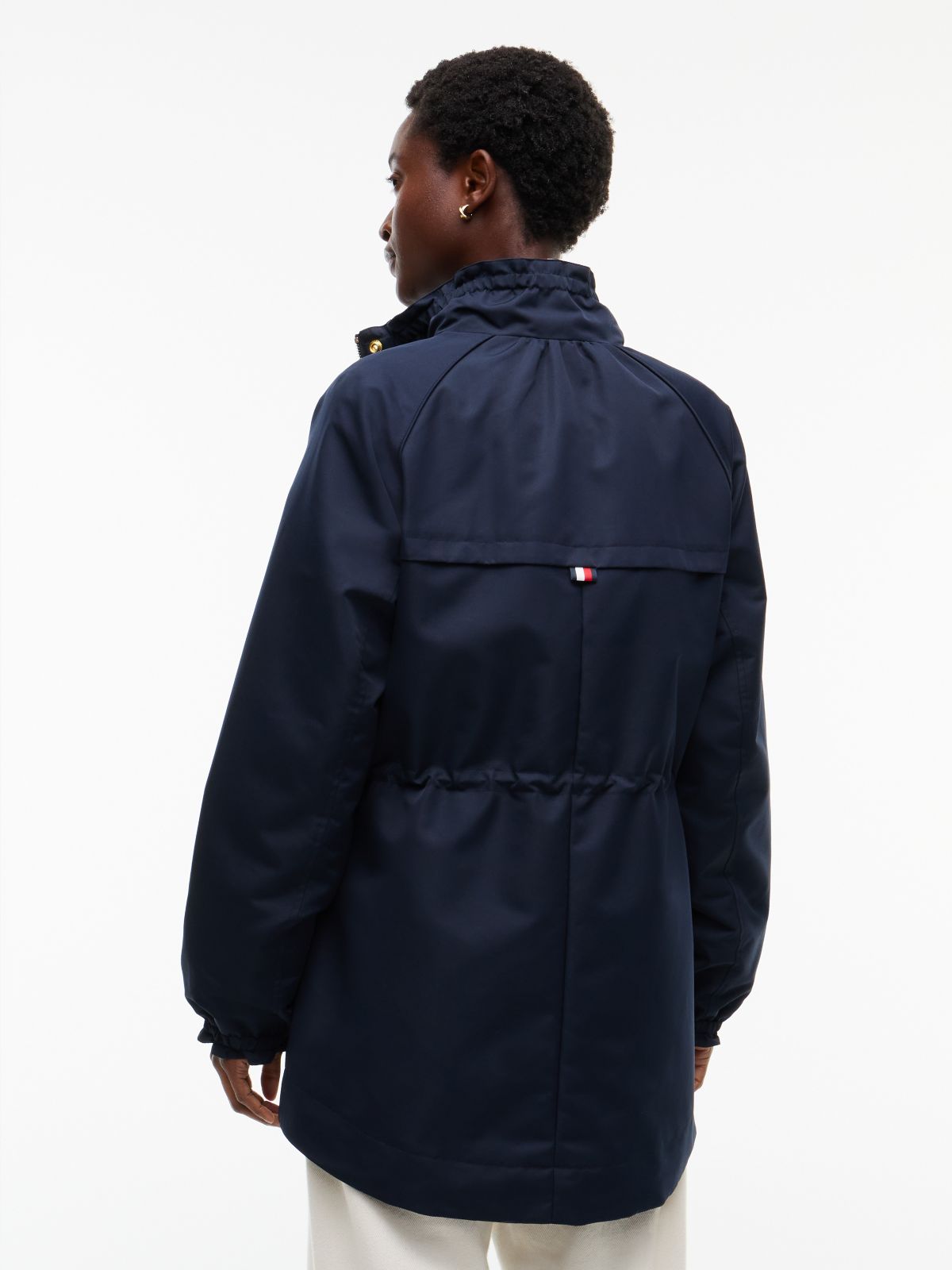 Water-Resistant Yacht Jacket — Navy Blue