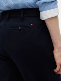 Stretch-Cotton Barrel Chino — Navy Blue 3