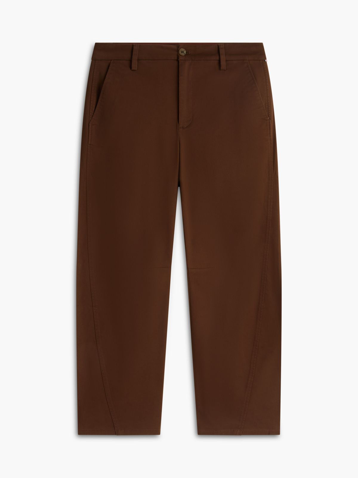 Stretch-Cotton Barrel Chino — Legacy Brown