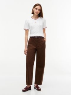 Stretch-Cotton Barrel Chino — Legacy Brown 2