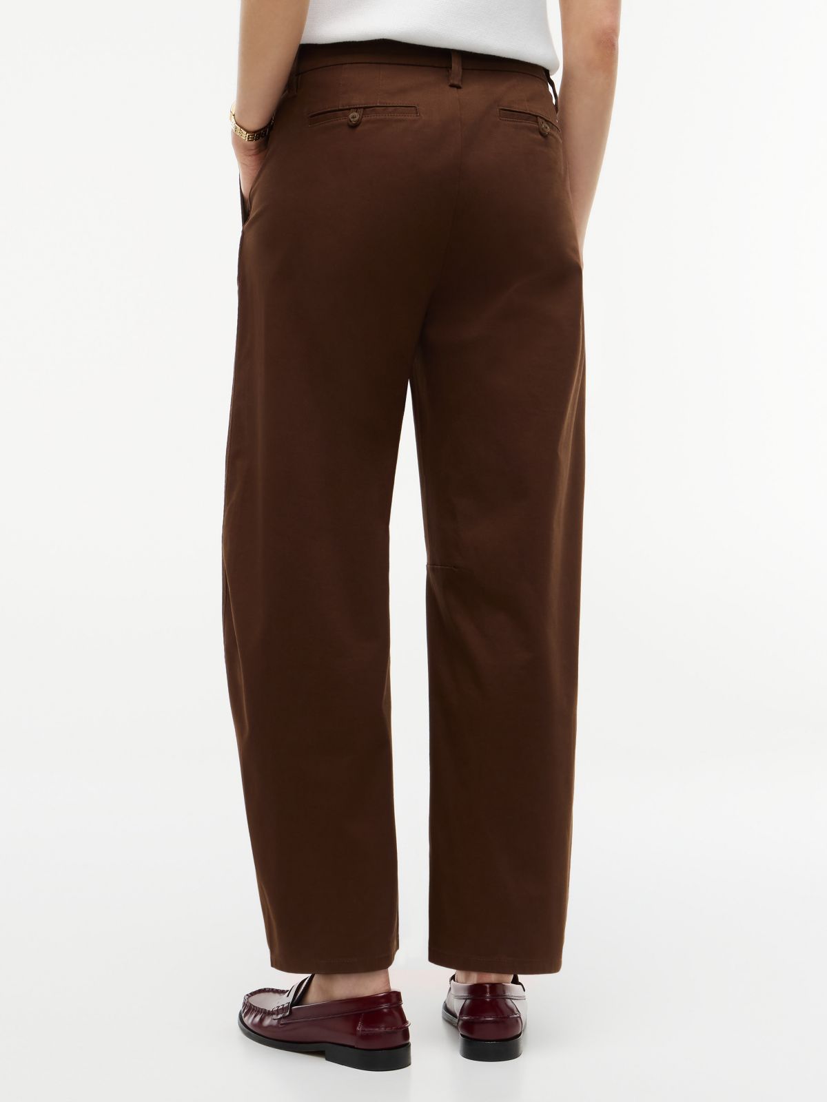 Stretch-Cotton Barrel Chino — Legacy Brown