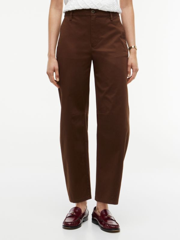 Stretch-Cotton Barrel Chino — Legacy Brown