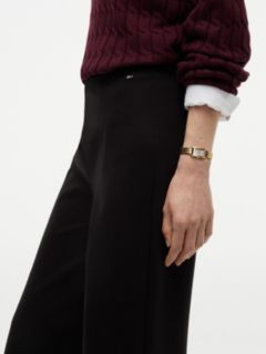 Wide Leg Ponte Pull-On Pant — Black 3