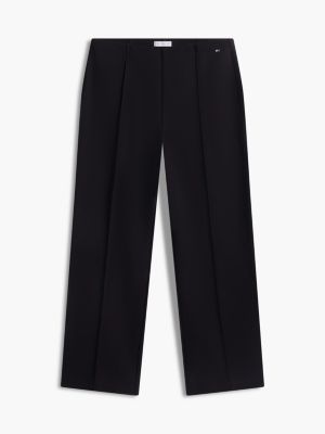 Женские брюки Tommy Hilfiger Flared Ponte Pull-On Pant, цвет: Чёрный — фото 5