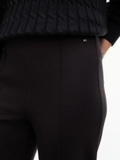 Flared Ponte Pull-On Pant — Black 3
