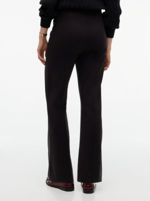 Женские брюки Tommy Hilfiger Flared Ponte Pull-On Pant, цвет: Чёрный — фото 4