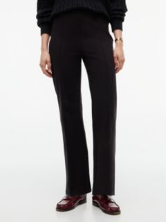 Flared Ponte Pull-On Pant — Black 1