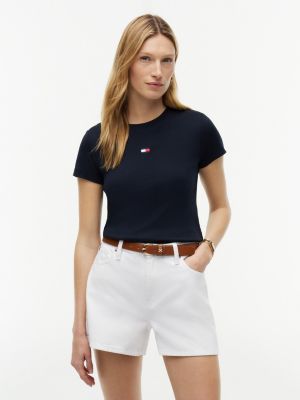 Mini Flag Logo Favorite T-Shirt, Navy Blue