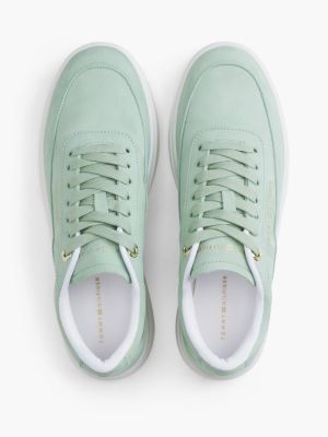 Женские кроссовки Tommy Hilfiger Nubuck Leather Court, цвет: Flora — фото 3
