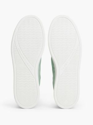 Женские кроссовки Tommy Hilfiger Nubuck Leather Court, цвет: Flora — фото 5