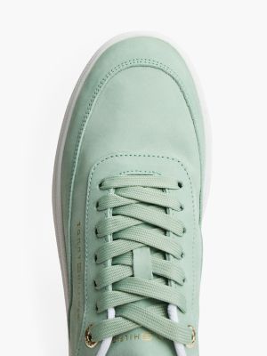 Женские кроссовки Tommy Hilfiger Nubuck Leather Court, цвет: Flora — фото 6