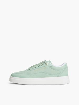 Женские кроссовки Tommy Hilfiger Nubuck Leather Court, цвет: Flora — фото 7