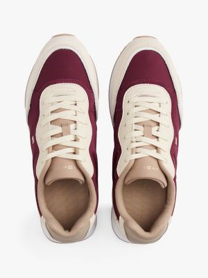 Кроссовки Tommy Hilfiger Mixed-Media Runner, цвет: Муслиновый — фото 3