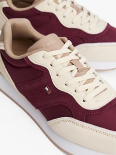 Mixed-Media Runner Sneaker — Muslin 6