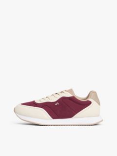 Mixed-Media Runner Sneaker — Muslin 7