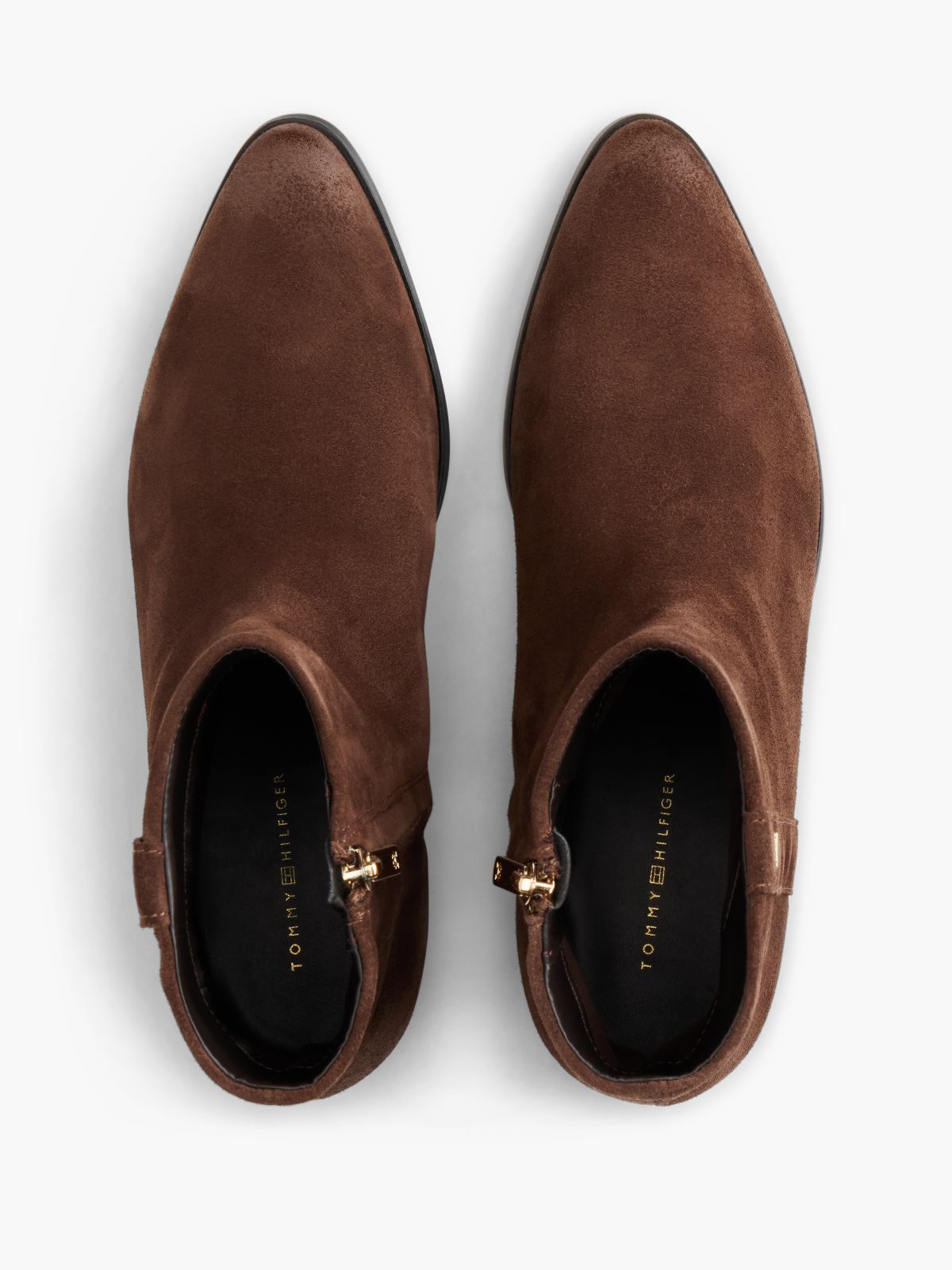 Waxed Suede Ankle Boot — Dark Coffee