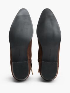 Waxed Suede Ankle Boot — Dark Coffee 5
