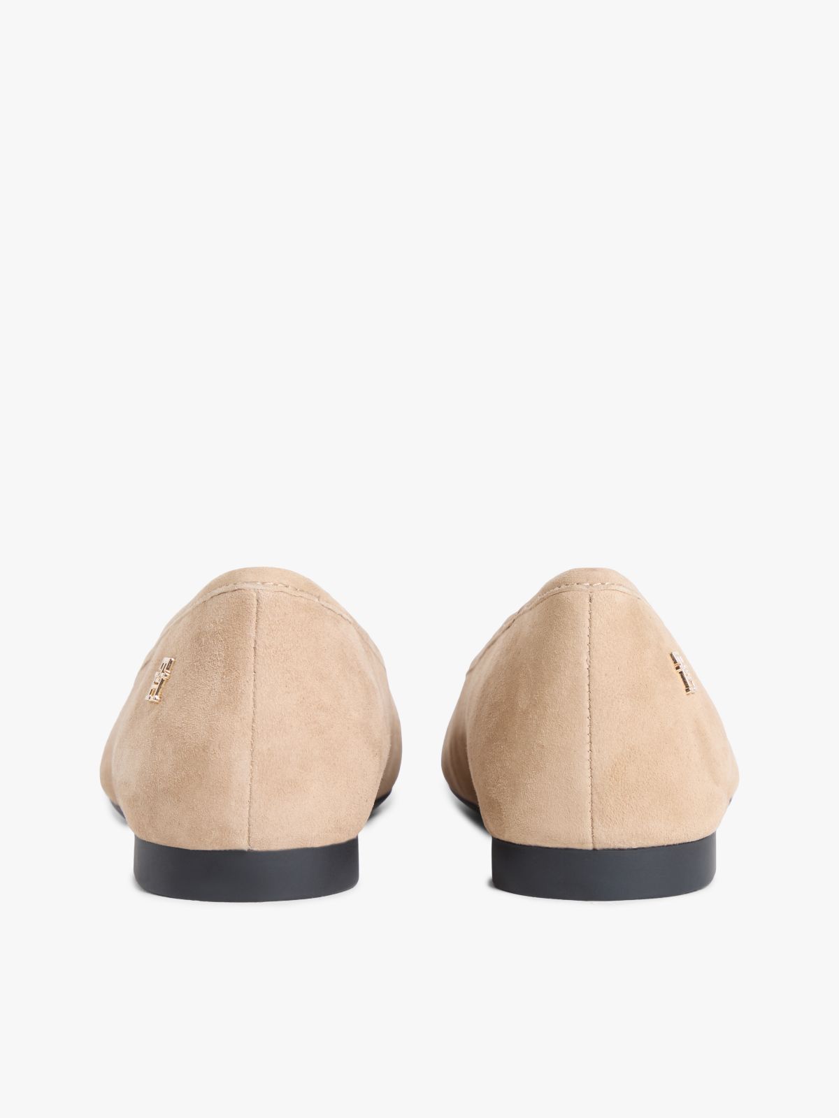 Suede Ballet Flat — Safari Canvas