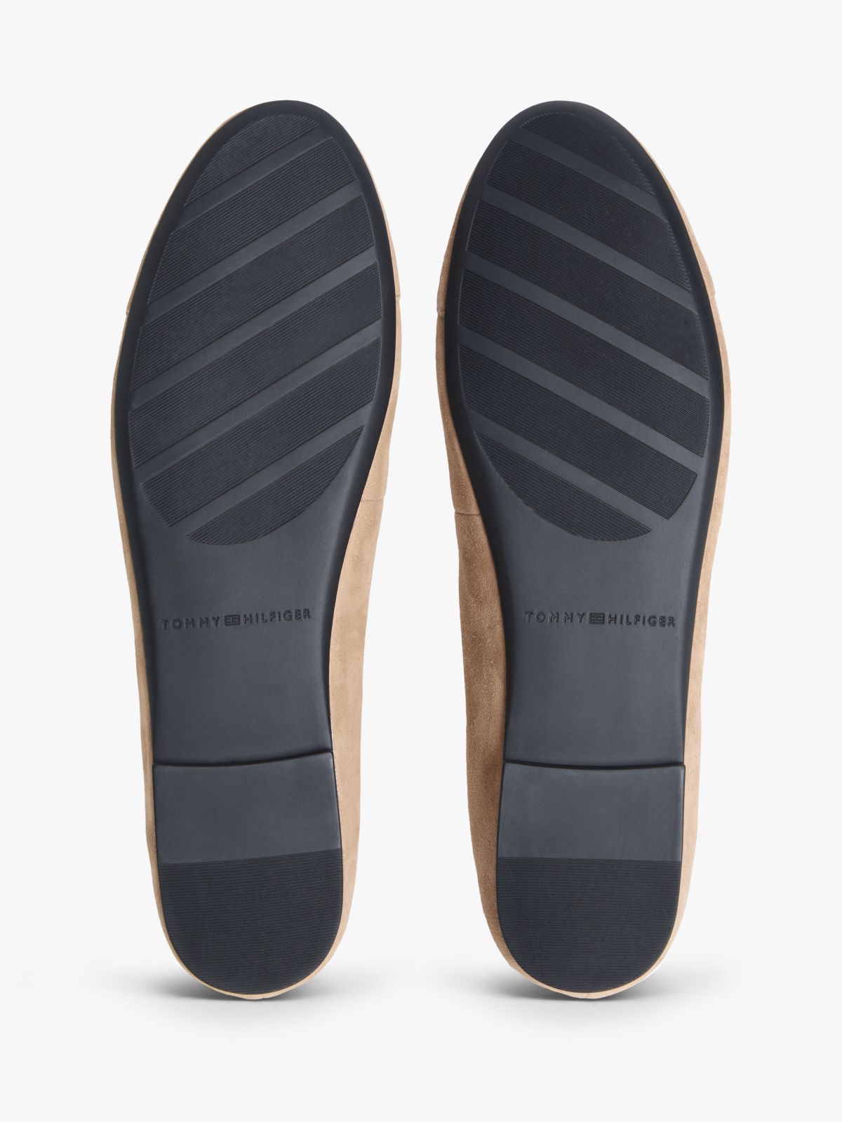 Suede Ballet Flat — Safari Canvas