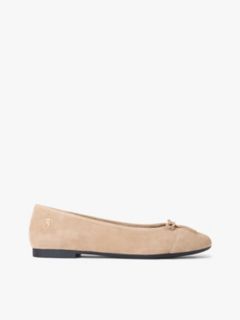 Suede Ballet Flat — Safari Canvas 1