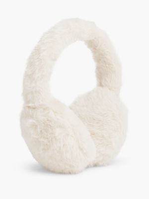 Головные уборы Tommy Hilfiger Faux Fur Earmuff, цвет: Бежевый — фото 2