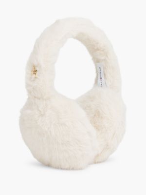 Faux Fur Earmuff, Beige