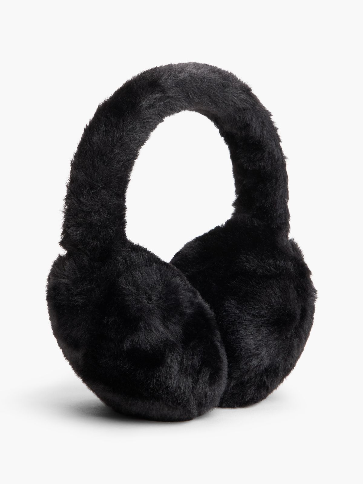 Faux Fur Earmuff — Black