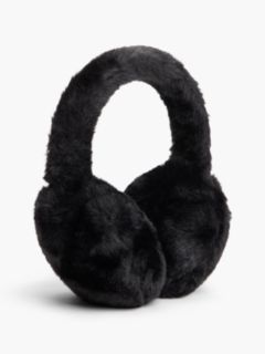 Faux Fur Earmuff — Black 2