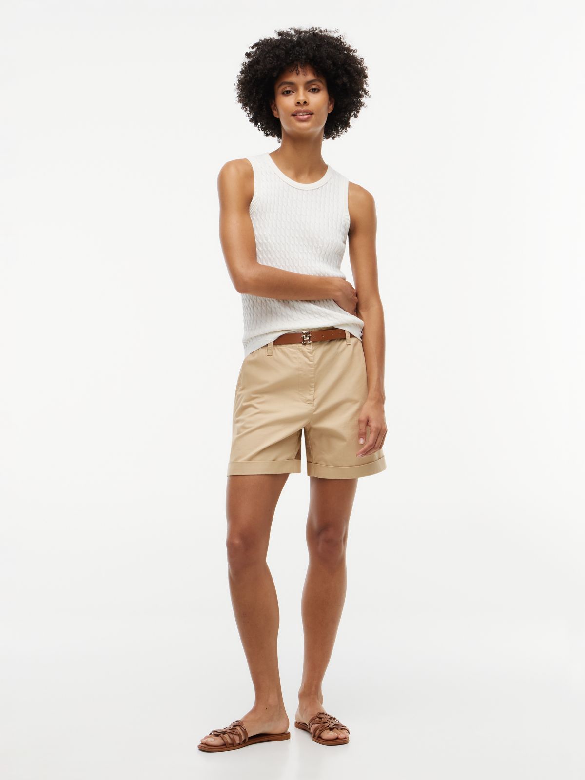 Lightweight Twill 5" Chino Short — Clayed Pebble