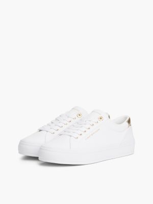 Женские кроссовки Tommy Hilfiger Metallic Accent Canvas, цвет: Белый — фото 2