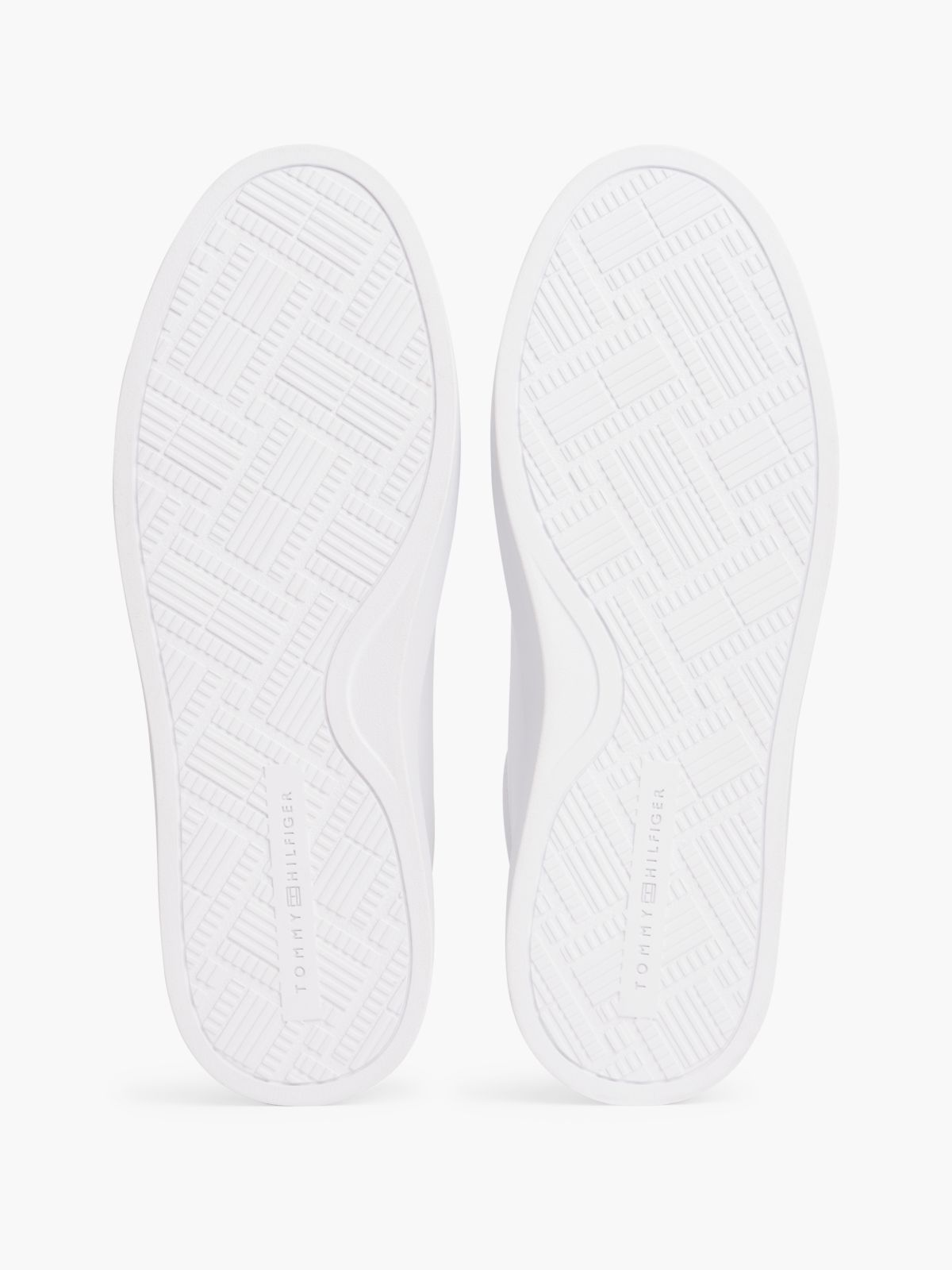 Metallic Accent Canvas Sneaker — White