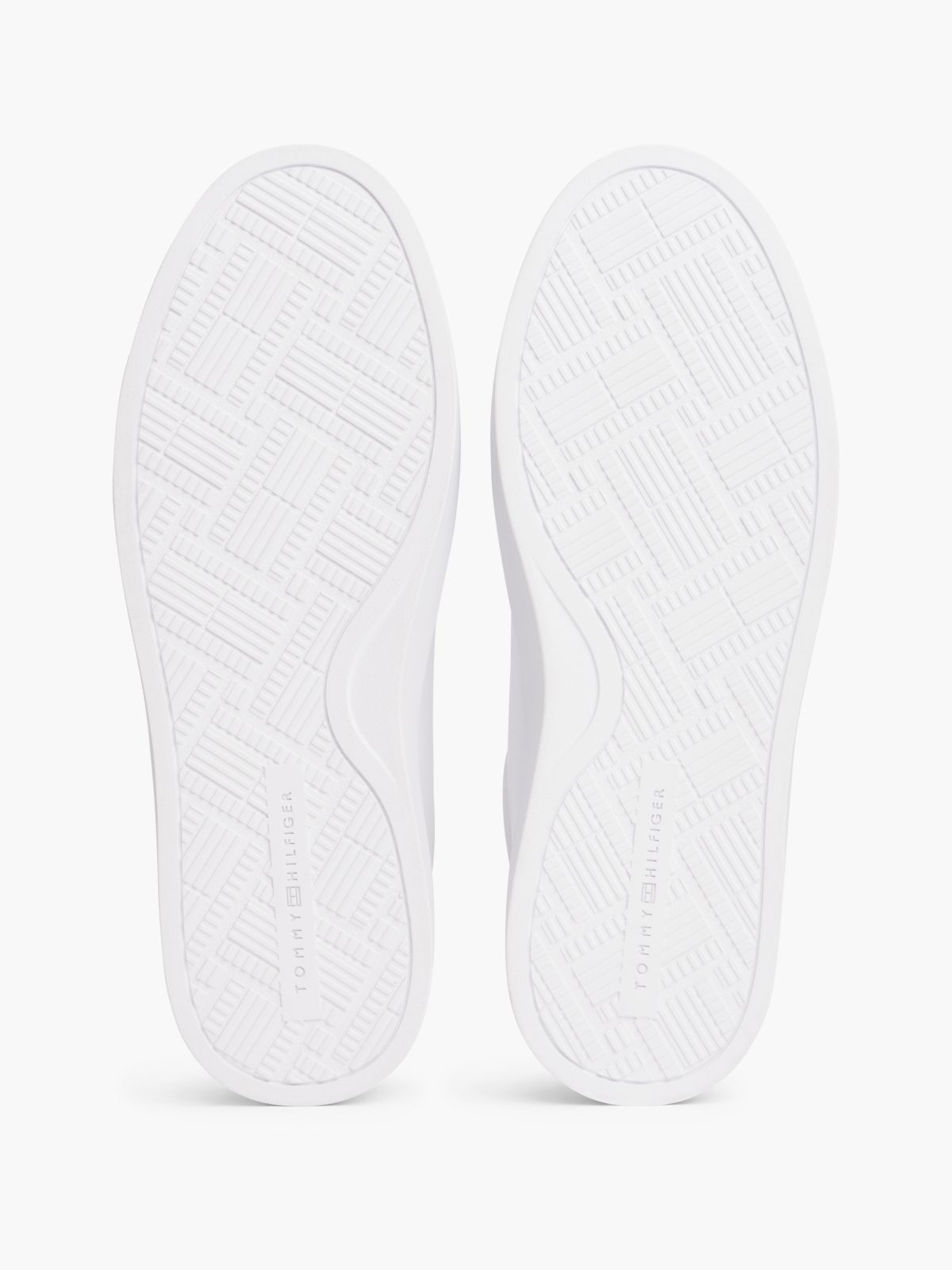 Metallic Accent Canvas Sneaker — White
