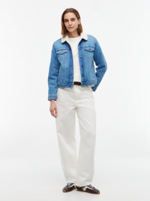 Женская куртка Tommy Hilfiger Teddy Collar Denim, цвет: Варёный — фото 2