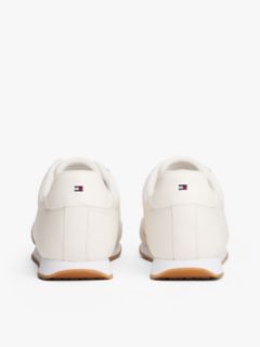 Leather & Suede Runner Sneaker — Ancient White 4
