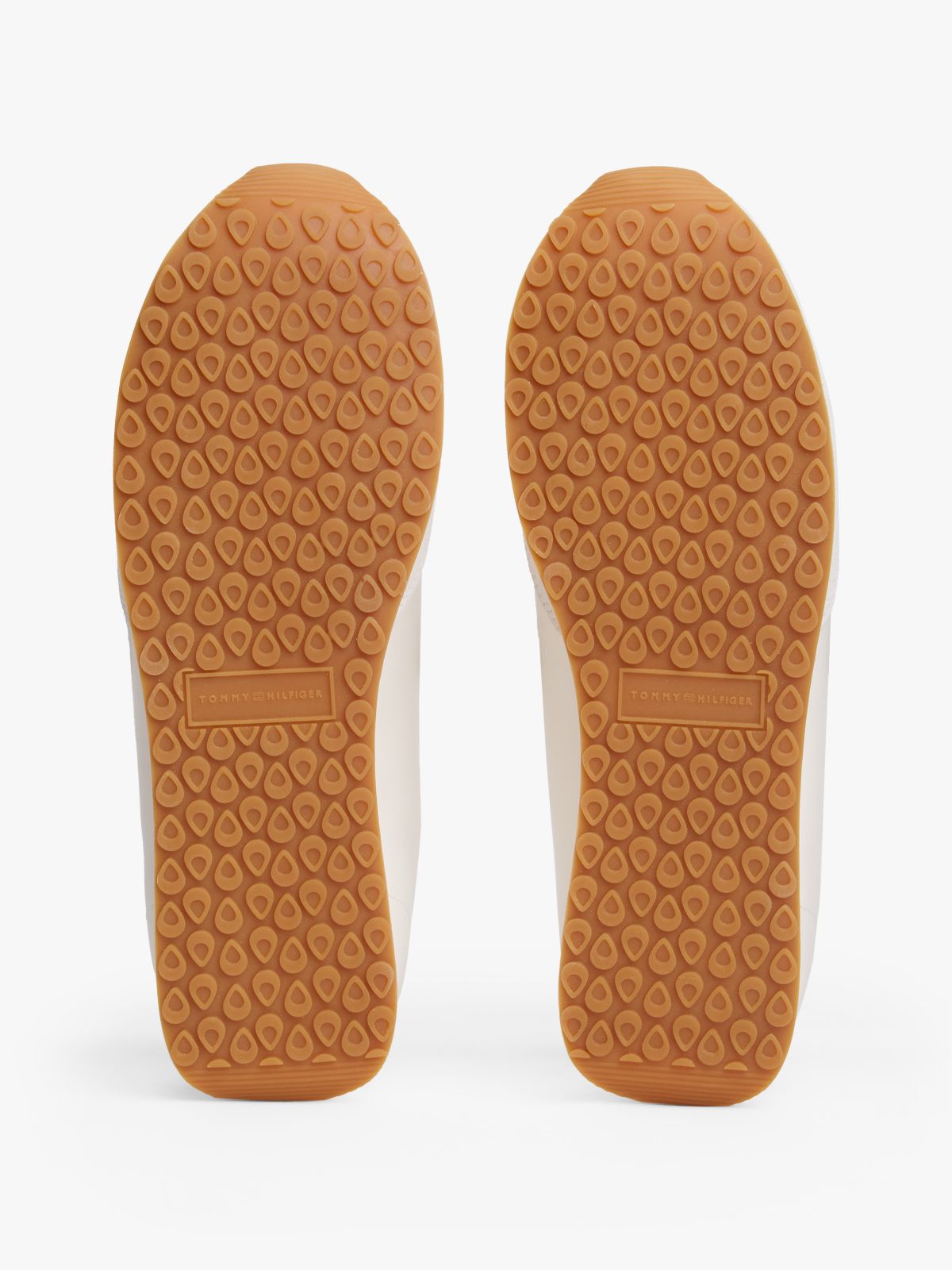 Leather & Suede Runner Sneaker — Ancient White