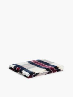 Tartan Cape — Ivory/Multi 3