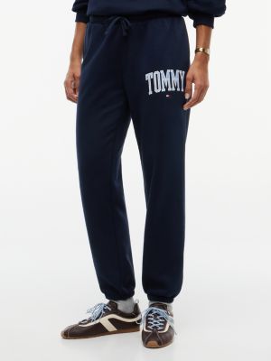 Varsity Tommy Logo Sweatpant, Navy Blue