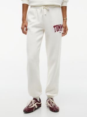 Varsity Tommy Logo Sweatpant, Ivory