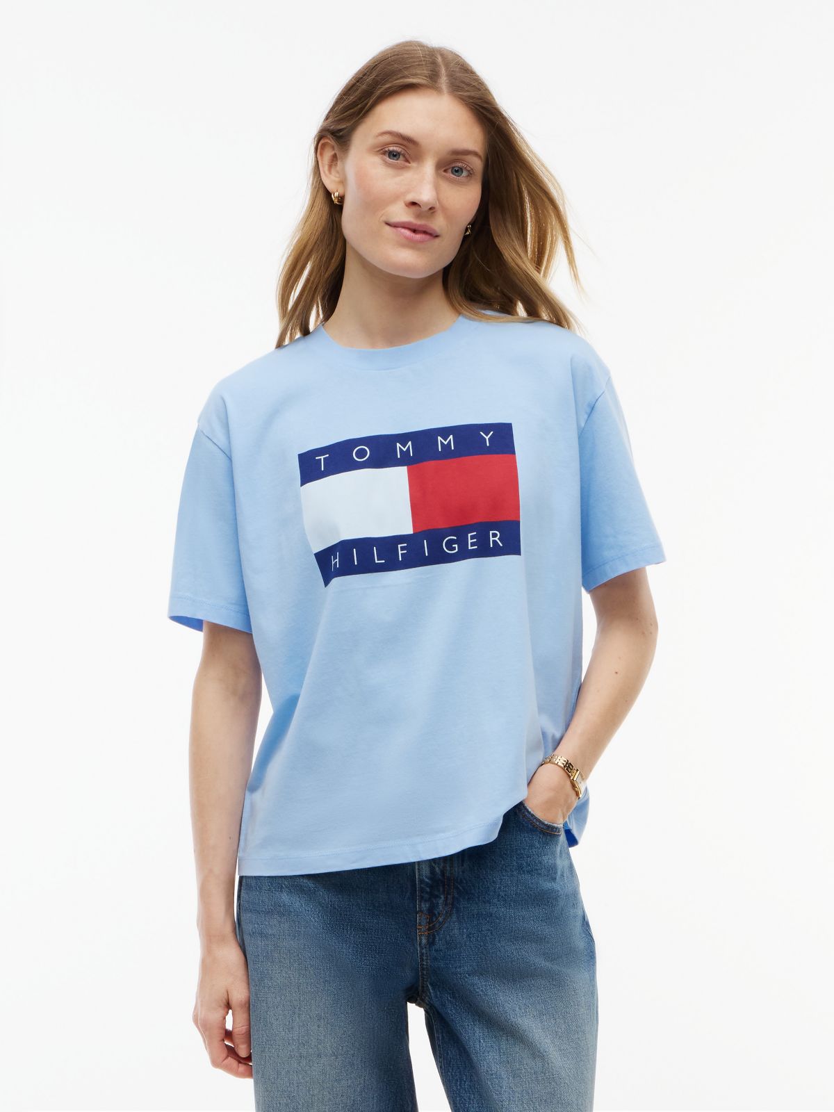 Flag Logo T-Shirt — Vessel Blue