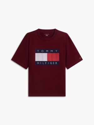 Женские футболки Tommy Hilfiger Flag Logo T-Shirt — фото 5