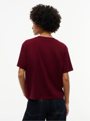 Женские футболки Tommy Hilfiger Flag Logo T-Shirt — фото 4