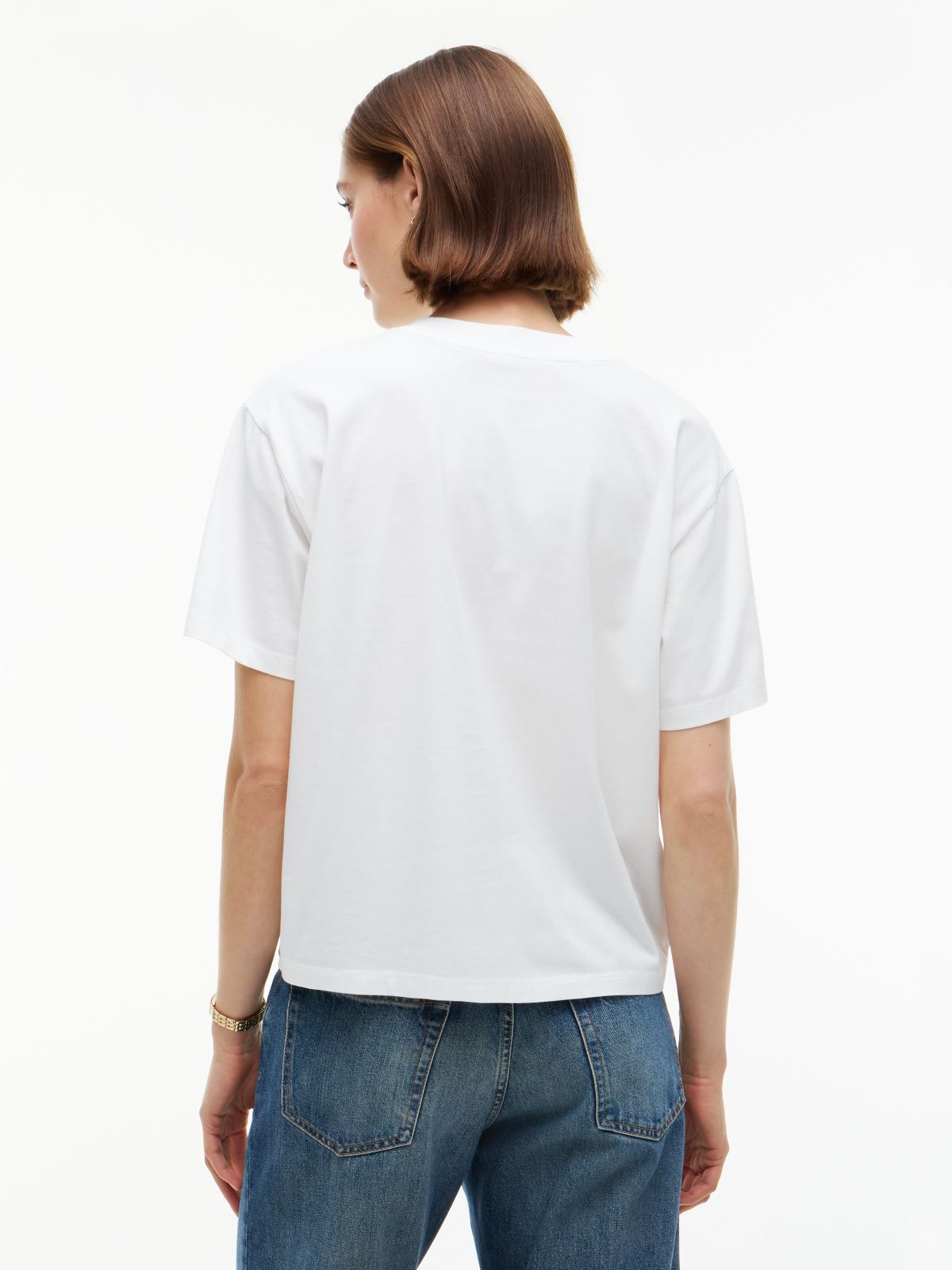 Flag Logo T-Shirt — Ecru