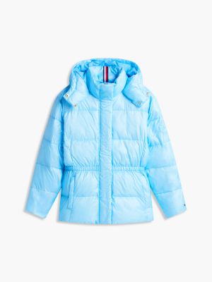 Женская куртка Tommy Hilfiger Shiny TH Ultra Air Puffer, цвет: Синий — фото 5